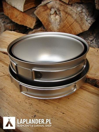 Menagerie Cookware Set - Snow Peak Titanium 3 Piece Cookset