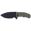 Civivi Mini Praxis OD Green G10 Folding Knife, Black Stonewashed D2 (C18026C-1CP)