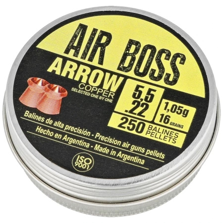 Apolo - Air Boss Arrow Copper 5.5 mm shot, 250 pcs. 1.05g/16.0gr (30100)