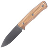 LionSteel Bushcraft Olive Wood / Satin Blade knife (B35 UL)