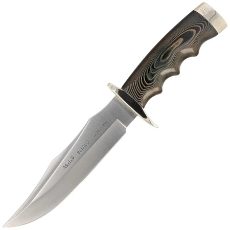 Muela Buffalo-17G Green Pakka Wood knife, Satin X50CrMoV15