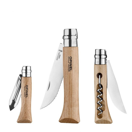 Opinel Nomad Cooking Set of hiking and kitchen knives