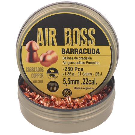 Apolo - Air Boss Barracuda Copper 5.5 mm shot, 250 rounds. 1.36g/21.0gr (30001)