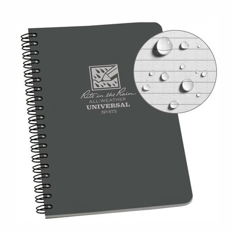 Rite in the Rain - Waterproof Notes - 4 5/8 x 7 - 873 - Gray