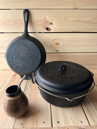 Petromax Dutch Oven FT6 Essential cast iron kettle with flat bottom