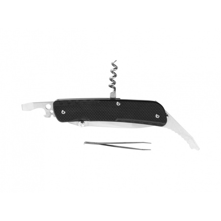 Ruike LD21-B folding pocket knife, multifunction, black