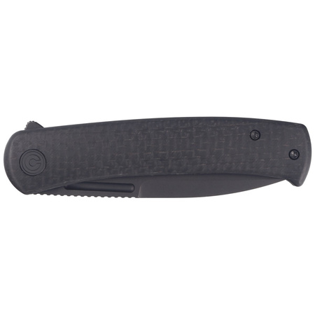 Civivi Cetos Black Micarta Coarse / Stainless, Black Stonewashed 14C28N (C21025B-2) knife