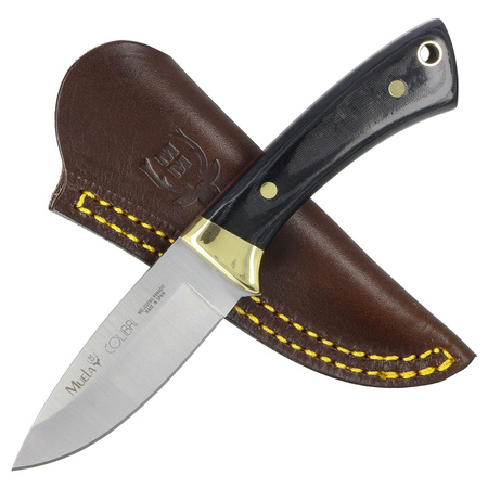 Muela Colibri Black Micarta, Satin X50CrMoV15 knife (COL-7MIC)