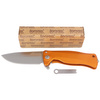 LionSteel SR11 Folding Knife Orange Aluminum, Satin Sleipner by Molletta (SR11A OS)