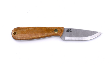 Brisa Necker 70 Sc knife - Mustard Micarta - Kydex scabbard