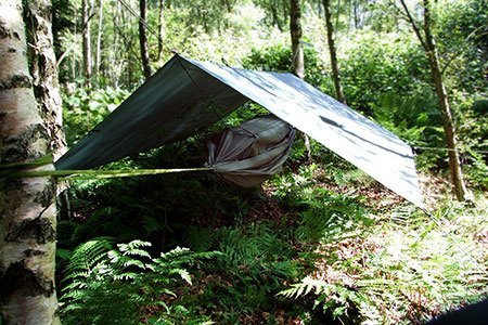 Camping Sheet - Tarp 3x3 - DD Hammocks - Forest Green - Limited Edition