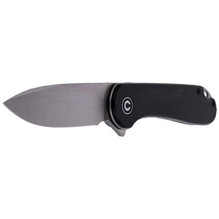 CIVIVI Elementum Flipper Knife Black Ebony Wood, Satin Finish (C907D)