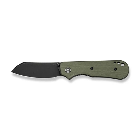 Civivi Crabby OD Green G10 Folding Knife, Black Stonewashed 14C28N by Ken Onion Jr. (C24055-1)
