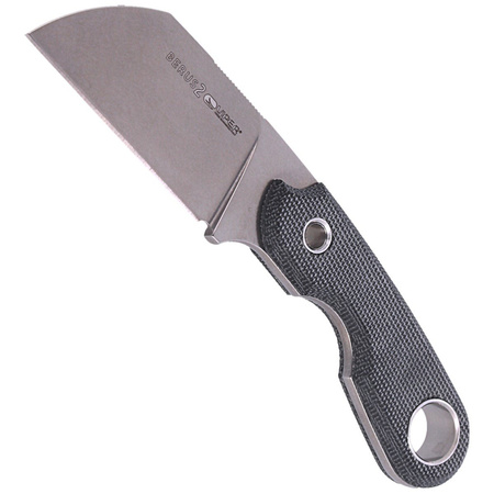 Viper Berus 2 Black Canvas Micarta knife by Rumici (VT4014CB)