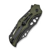 Civivi Biophase Black Aluminum / OD Green G10, Black Stonewashed Nitro-V Folding Knife (C23083C-2)