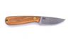 Brisa Necker 70 Flat knife - Olive - Leather scabbard