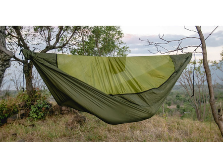 Ticket To The Moon - Hammock with Mosquito Net Pro - Green