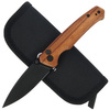 CIVIVI Altus Cuibourtia Wood Knife, Black Stonewashed (C20076-3)