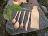 Wooden cutlery with leather case - Eagle Products