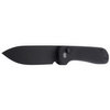 CIVIVI Button Lock Elementum Black G10 knife, Black Stonewashed (C2103A)