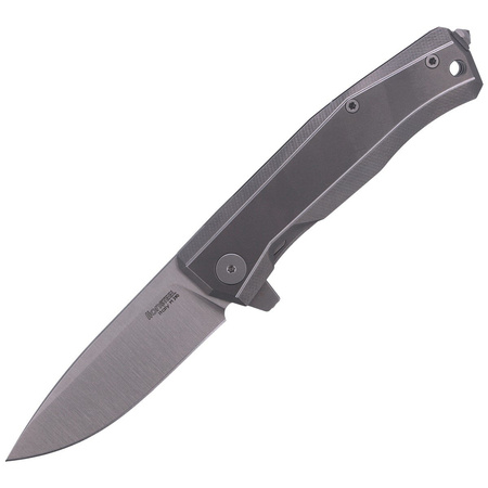 LionSteel Myto Grey Titanium / Satin Blade Folding Knife (MT01 GY)