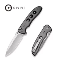 Civivi Hyperpulse Gray Aluminum, Satin 14C28N (C23087A-3)