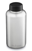 Klean Kanteen Wide Bottle (mit Wide Loop Cap) 1900 ml Brushed Stainless