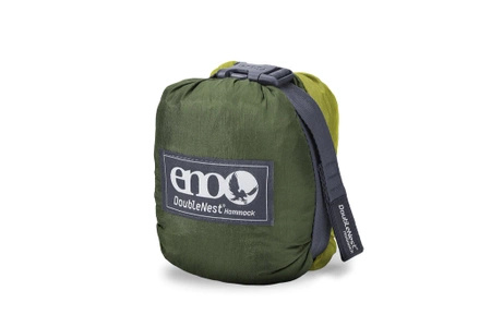 ENO DoubleNest hiking hammock - Olive/Melon