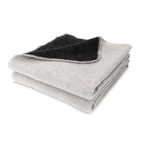 Sheep's wool blanket 150x200cm Petromax Smokey White