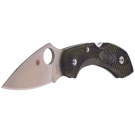 Spyderco Dragonfly 2 FRN Zome Green Plain Folding Knife (C28ZFPGR2)