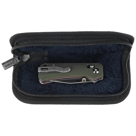 Civivi Baby Banter 2 TG Green G10 Folding Knife, Satin 14C28N by Ben Petersen (C24074-1)
