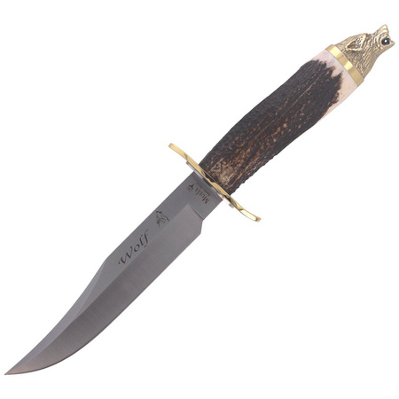 Muela Deer Stag 160mm Hunting Knife, Gift Box (WOLF-16A)