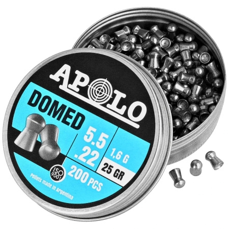 Apolo - Domed 5.5 mm shot, 200 rounds. 1.6g/25.0gr (19918)