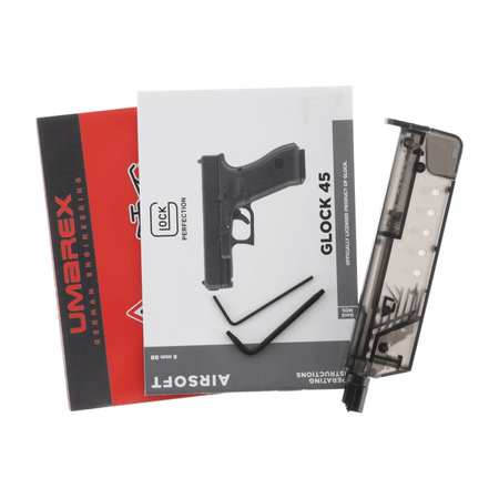 Glock - Replica ASG pistol Glock 45 gen5 MOS 6 mm BB 1J gas