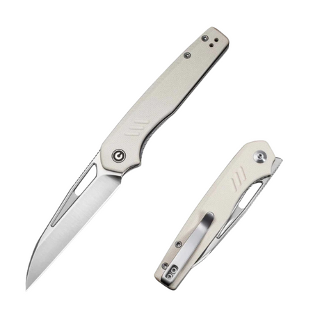 Civivi Guile Ivory G10 Folding Knife, Satin 14C28N by Shawn Ashmore (C24062B-3)