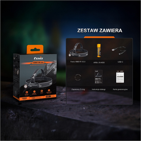 Fenix HM61R V headlamp flashlight3.0