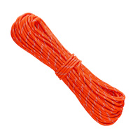 EDCX - Paracord Type III 550 Reflective 30 m soft orange cord