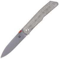 Fox The Sicilian Green Micarta Folding Knife, Stone Washed by Bob Terzuola (FX-525 MI)