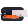 CIVIVI Elementum Flipper Orange G10 knife, Satin Finish (C907R)