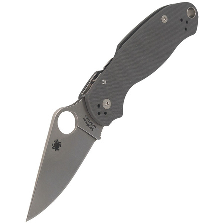 Spyderco Para 3 G-10 Dark Gray Maxamet Plain Folding Knife - C223GPDGY