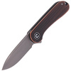 CIVIVI Mini Elementum Black Copper, Gray Hand Rubbed Knife (C18062Q-2)