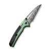 Civivi Sentinel Green/Black knife, Damascus (C22025B-DS1)