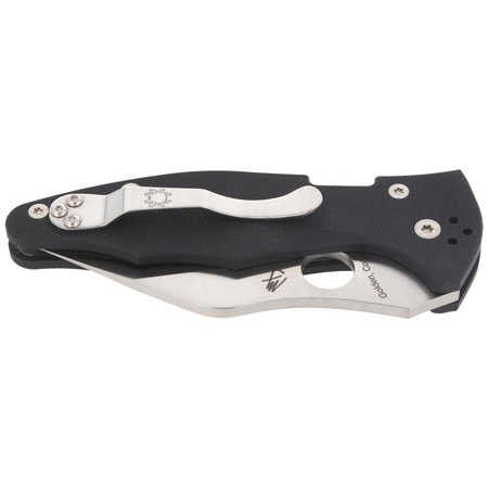 Spyderco Yojimbo 2 G-10 Black Plain Folding Knife - C85GP2