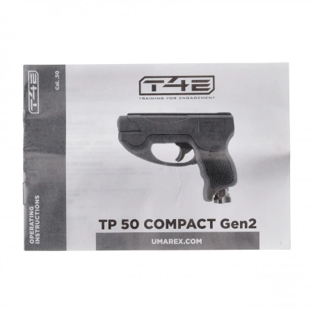 Umarex T4E TP 50 Compact caliber rubber bullet pistol. .50 gen. 2 CO2 8 g
