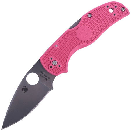 Spyderco Native 5 FRN Pink Plain Folding Knife (C41PPN5)