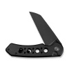 Civivi Pragma Prime Black Aluminum, Black Stonewashed 14C28N Folding Knife (C24067-1)