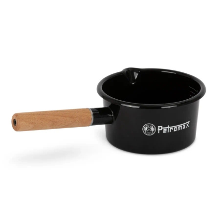 Petromax Enameled Sauce Pot 1 L Black