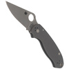 Spyderco Para 3 G-10 Dark Gray Maxamet Plain Folding Knife - C223GPDGY