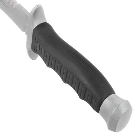 Muela Gray/Black Zamak/ABS knife, Satin Nitro-42 (85-162)