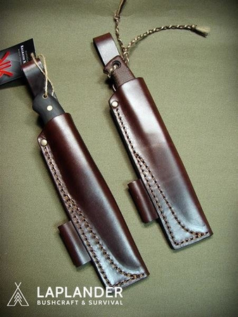 Bushcraft 125 scabbard with flint holder